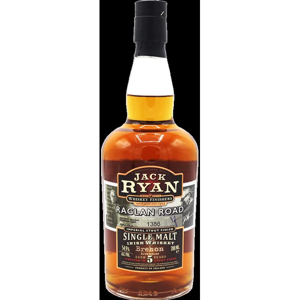Jack Ryan Irish Whiskey Single Malt Raglan Road 5 Year 700ml