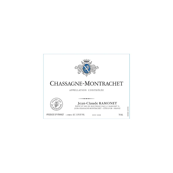 Jean-Claude Ramonet Chassagne Montrachet Blanc 2018 750ml