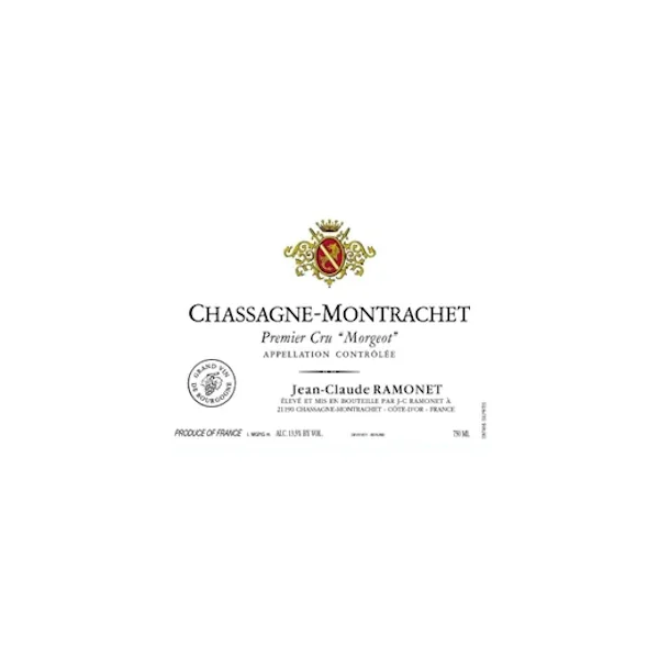 Jean-Claude Ramonet Chassagne Montrachet Premier Cru Morgeot Rouge 2023 750ml