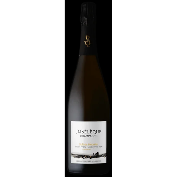 Jean-Marc Seleque Champagne Pierry Premier Cru Les Gouttes d'Or Soliste Meunier 2019 750ml