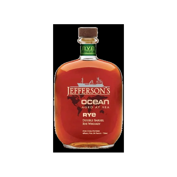 Jefferson's Rye Whiskey Ocean Aged At Sea Double Barrel Voyage 26 750ml