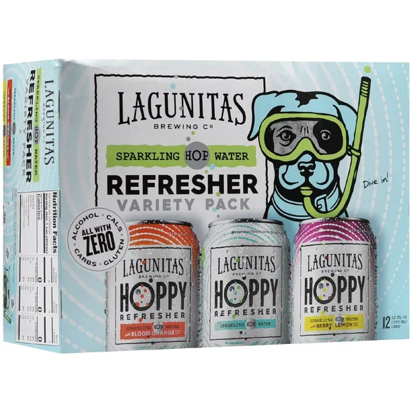 Lagunitas Hoppy Refresher Sparkling Water Variety Pack