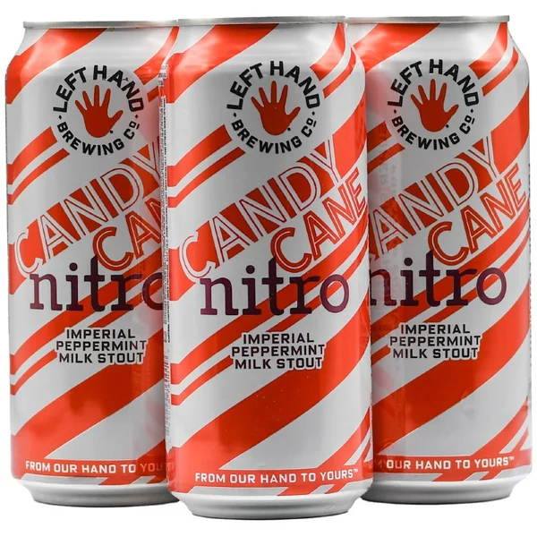 Left Hand Candy Cane Nitro Milk Stout 4pk 16oz Can