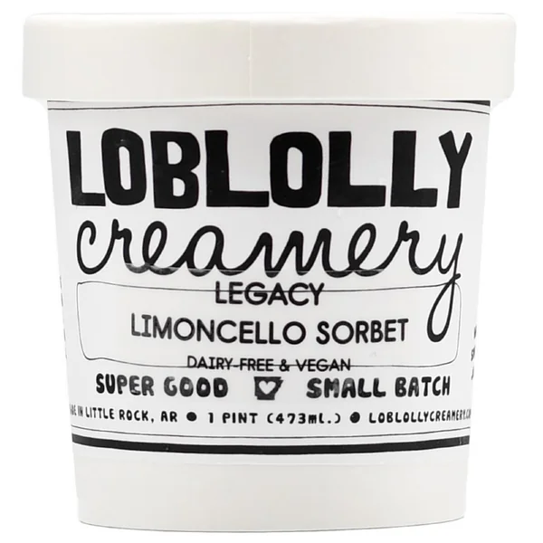 Loblolly Legacy Limoncello Sorbet 1 Pint