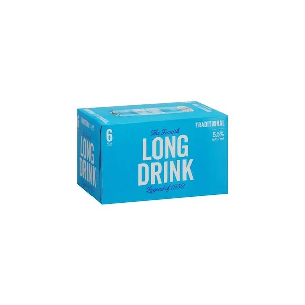 Long Drink Cocktail Traditional 6 Pack NV 355ml