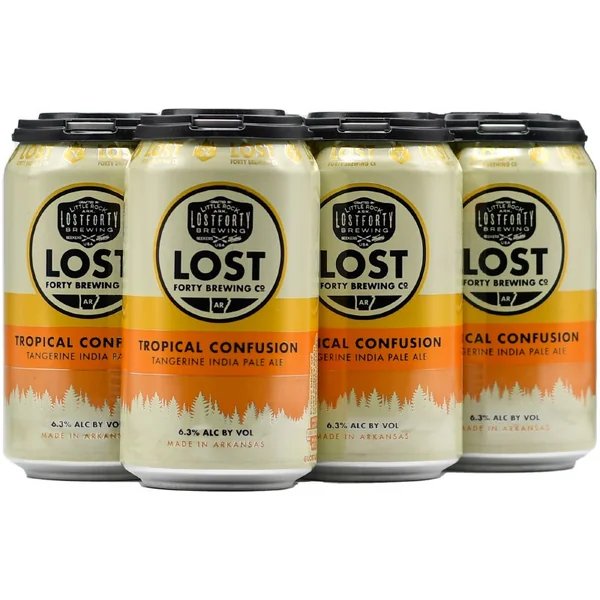 Lost Forty Tropical Confusion Tangerine IPA 6pk 12oz Can