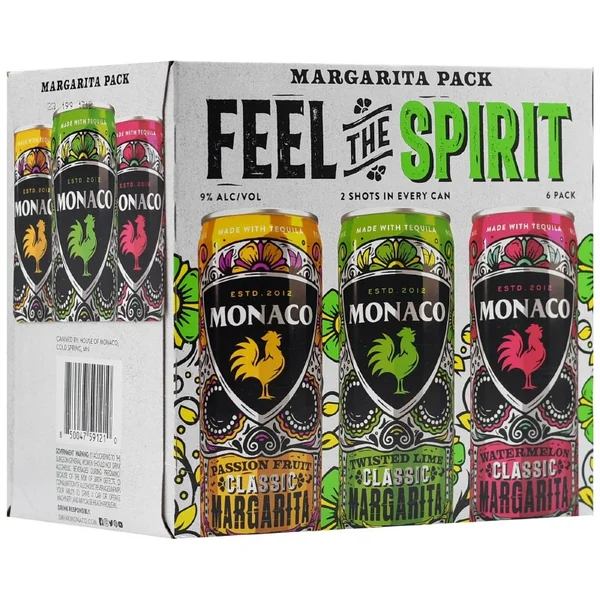 Monaco Margarita Variety Pack 6pk 12oz Can