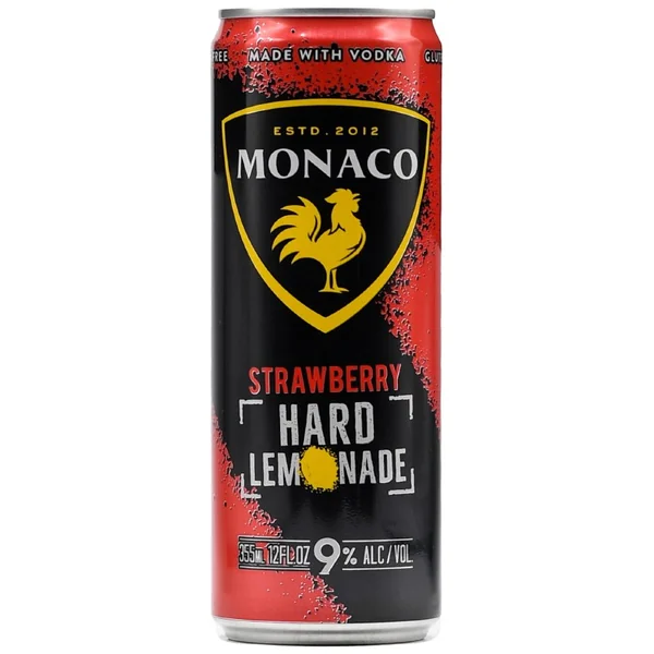 Monaco Strawberry Hard Lemonade 12oz Can
