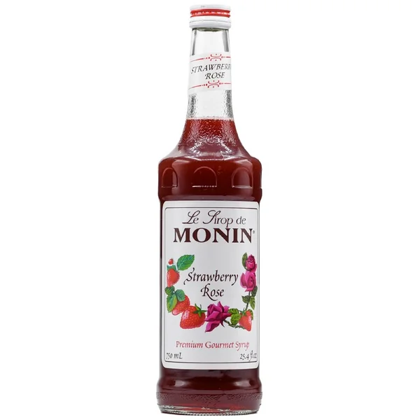 Monin Strawberry Rose Syrup 750ml