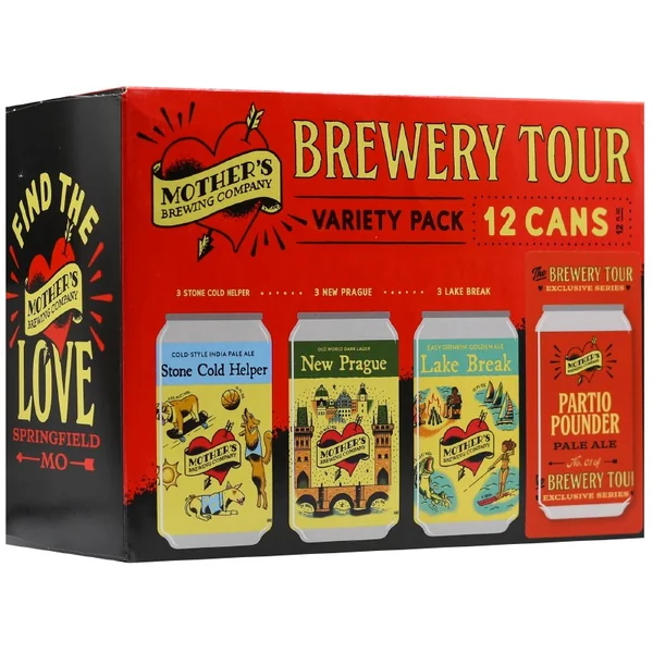 Mothers Brewery Tour Variety Pack 12pk 12oz Can