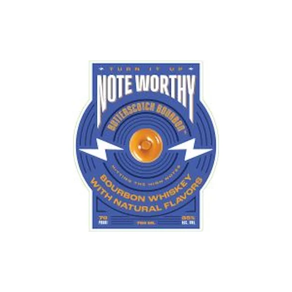 Note Worthy Bourbon Whiskey Butterscotch 750ml