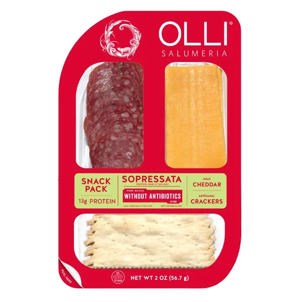 Olli Sopressata and Cheddar Snack Pack 2oz