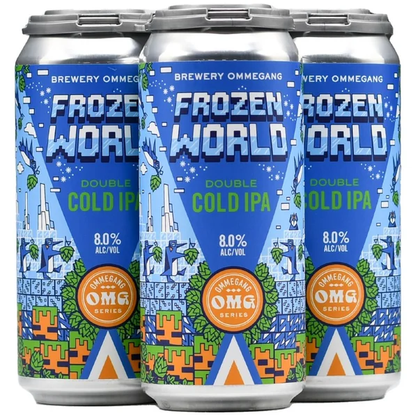 Ommegang Frozen World Double Cold IPA 4pk 16oz Can