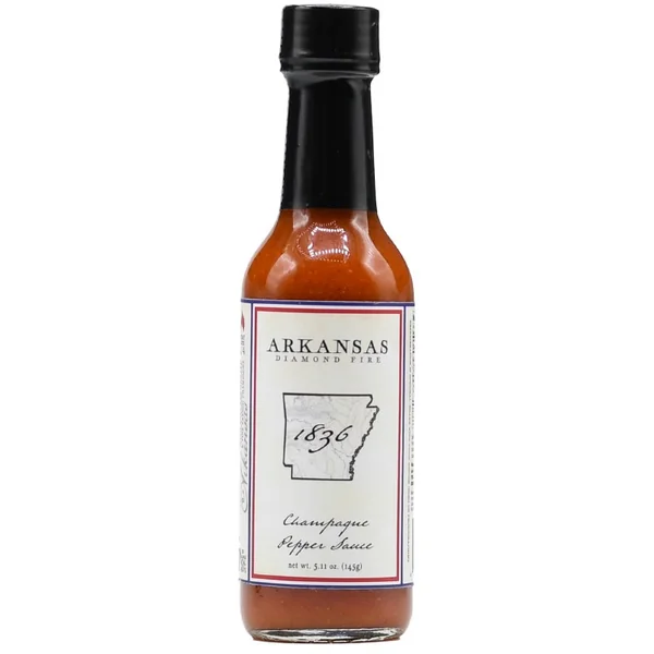 Opera Sauce Arkansas Diamond Fire Champagne Pepper Hot Sauce 5.11oz