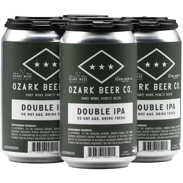 Ozark Beer Company Double IPA 4pk 12oz Can
