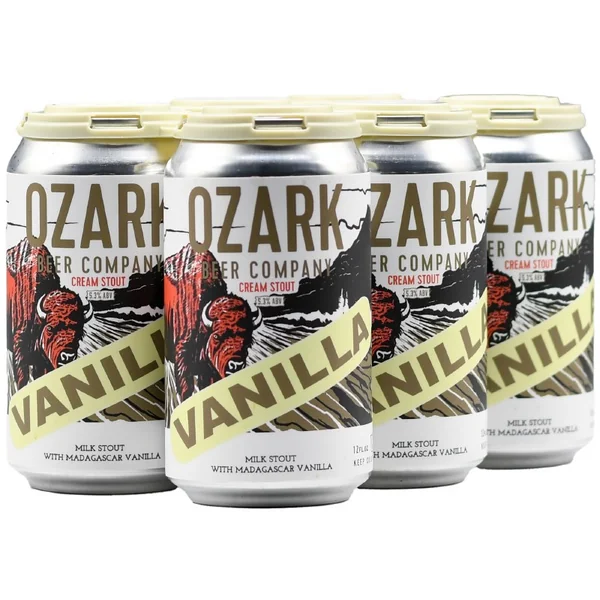 Ozark Brewing Vanilla Cream Stout 6pk 12oz can