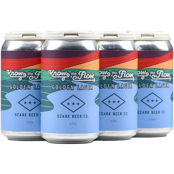 Ozark Know the Flow Golden Lager 6pk 12oz Can