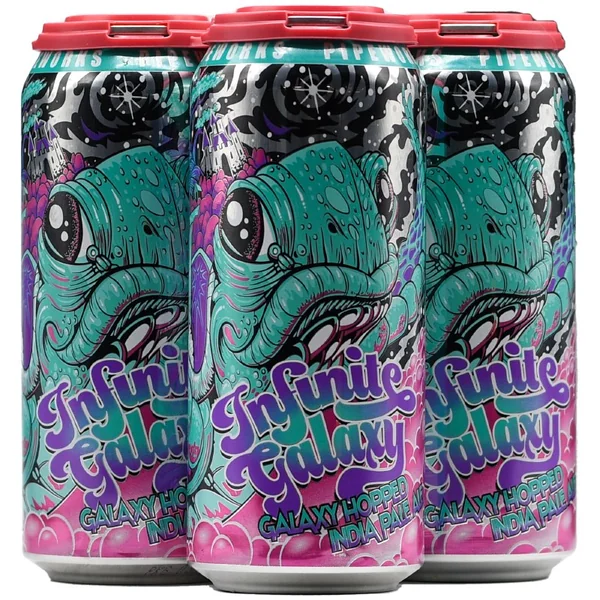 Pipeworks Infinite Galaxay Hops IPA 4pk 16oz Can
