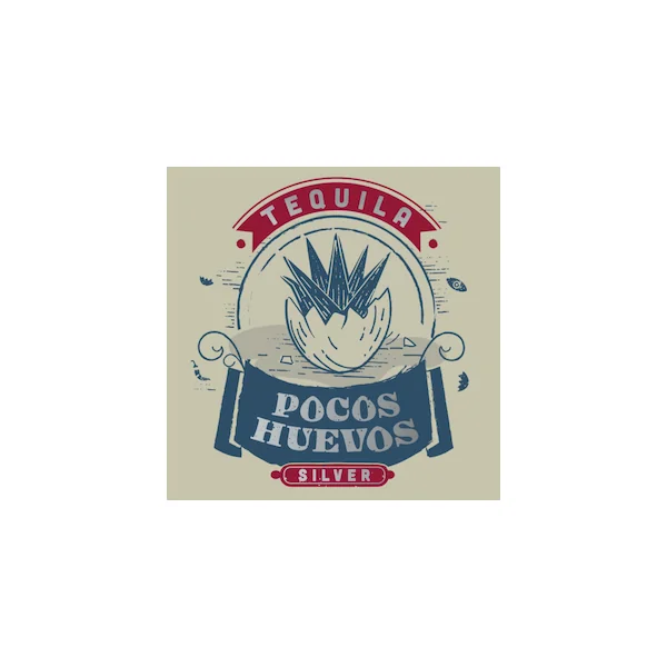 Pocos Huevos Tequila Silver 1.0Ltr