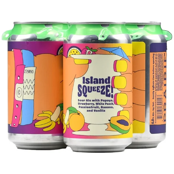Prairie Island Squeeze Tropical Fruit Sour 4pk 12oz Can