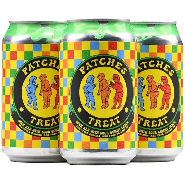 Prairie Patches Treat Gummy Candy Sour 4pk 12oz Can