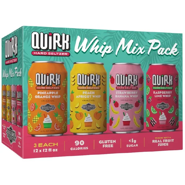 Quirk Whip Mix Pack Hard Seltzer 12pk 12oz Can