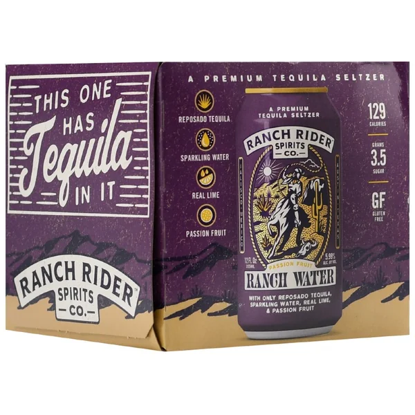 Ranch Rider Passion Fruit 4pk 12oz Can