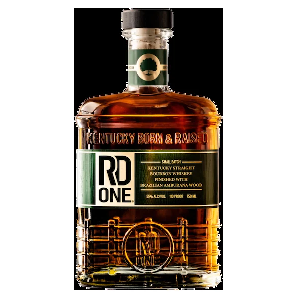 RD1 Spirits Straight Bourbon Whiskey Small Batch Brazilian Amburana Wood Finish 750ml