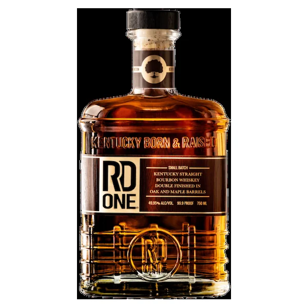 RD1 Spirits Straight Bourbon Whiskey Small Batch Oak And Maple Barrel Double Finish 750ml