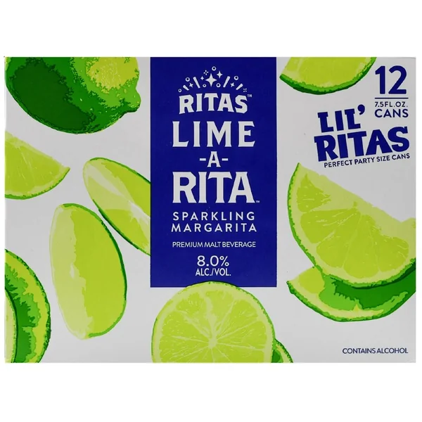 Ritas LimeARita Sparkling Margarita 12pk 7.5oz Can
