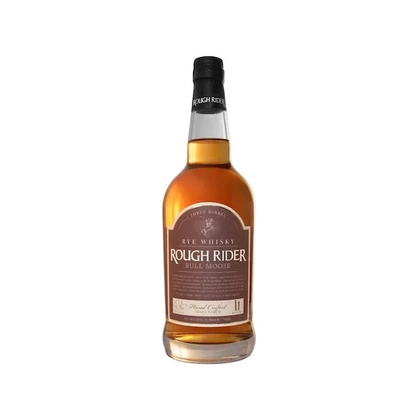 Rough Rider Rye Whisky Three Barrel Bull Moose 750ml