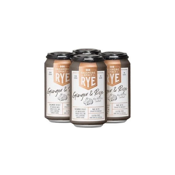 Sagamore Spirit Cocktail Ginger & Rye 4 Pack NV 355ml