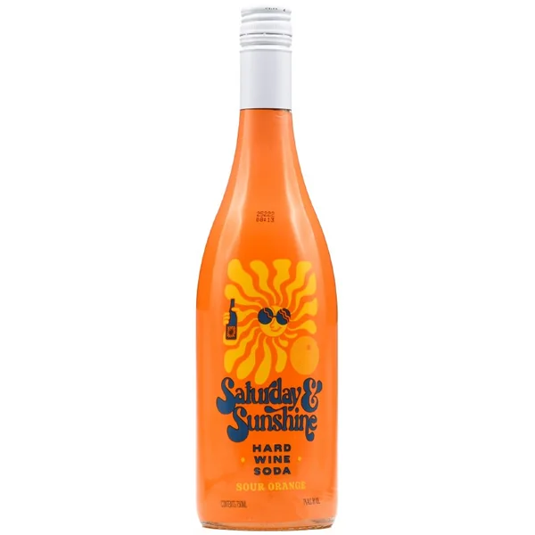 Saturdays & Sunshine Hard Sour Orange Soda 750ml