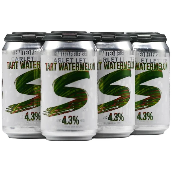 Scarlet Letter Tart Watermelon 6pk 12oz Can