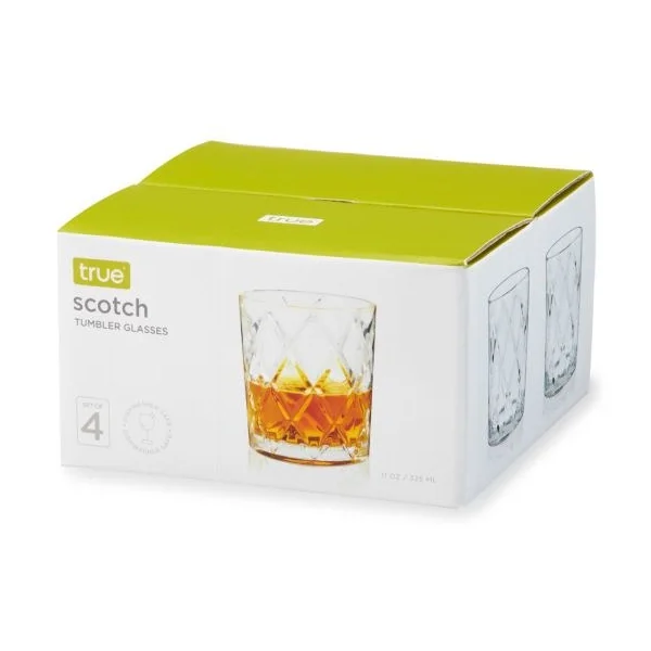 Scotch Tumbler Glassware (Set of 4) Set of 4