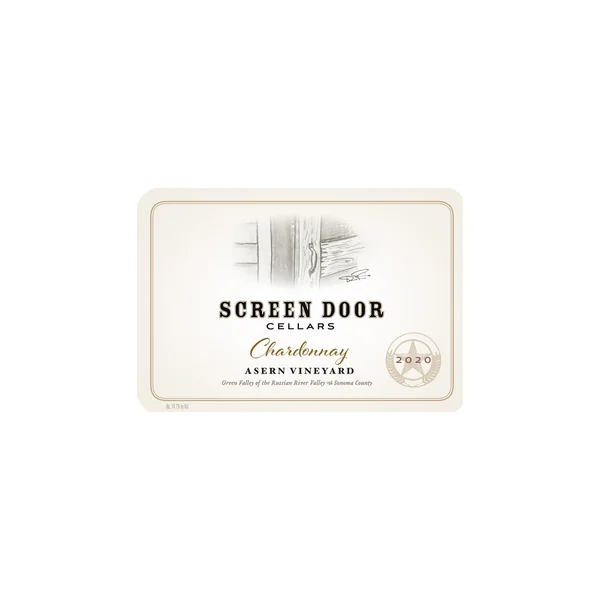 Screen Door Cellars Chardonnay 2022 750ml