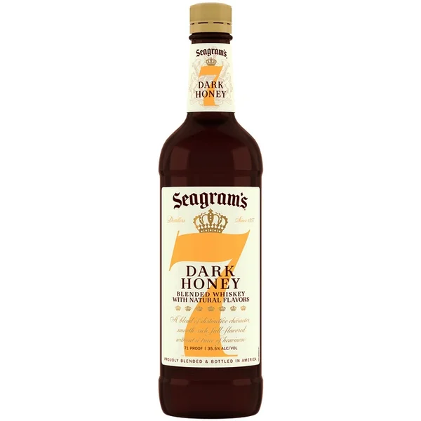 Seagrams 7 Canadian Whisky Dark Honey 50ml
