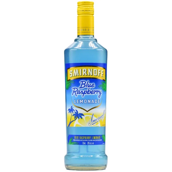 Smirnoff Blue Raspberry Lemonade Vodka 750ml