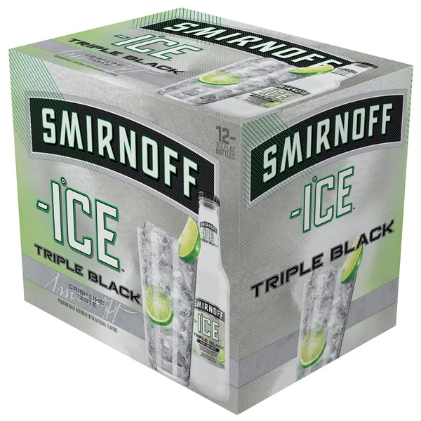 Smirnoff Ice Triple Black 12 PK Bottles