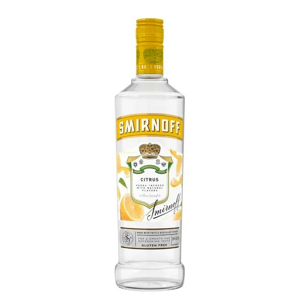 Smirnoff Vodka Citrus 60@ 750ml