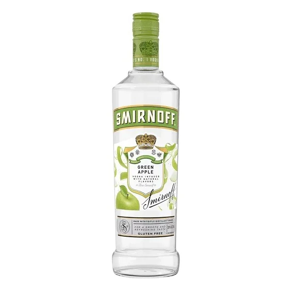 Smirnoff Vodka Green Apple 60@ 750ml