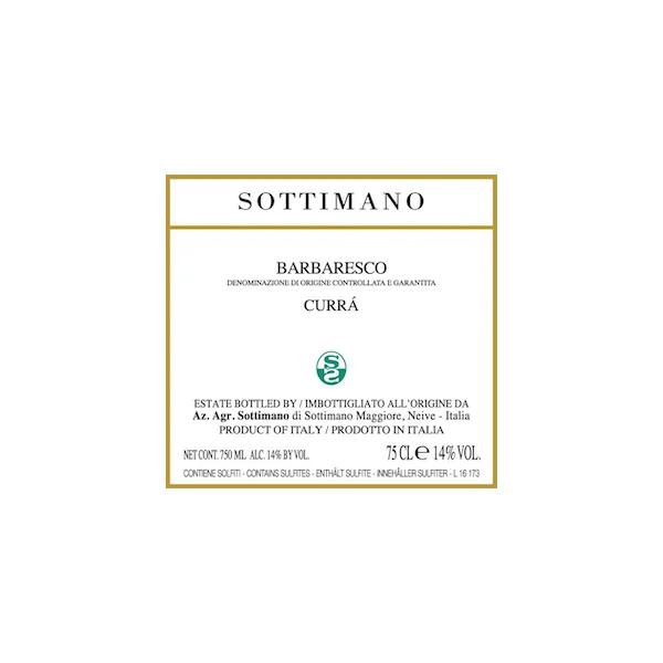 Sottimano Barbaresco Curra 2020 750ml