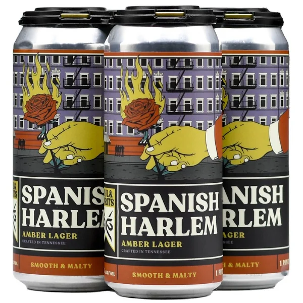 Soul and Spirits Spanish Harlem Amber Lager 4pk 16oz Can