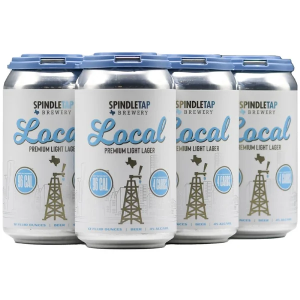 Spindletap Local Light Lager 6pk 12oz Can