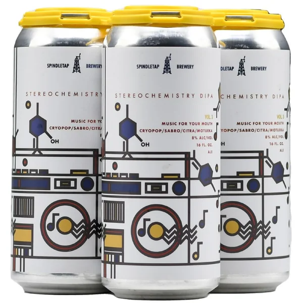 Spindletap Stereochemistry Double IPA 4pk 16oz Can