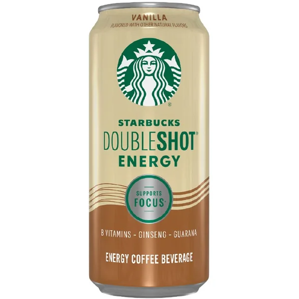 Starbucks Double Shot Vanilla Energy Coffee Beverage 15oz Can