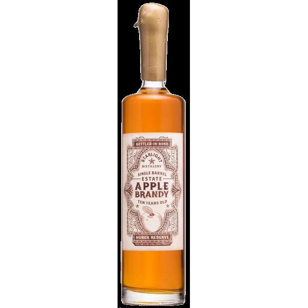Starlight Distillery Estate Apple Brandy Huber Reserve Single Barrel Bottled In Bond 10 Year 750ml