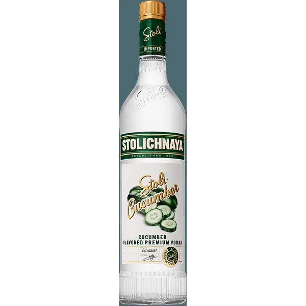 Stoli Vodka Cucumber 1.0Ltr