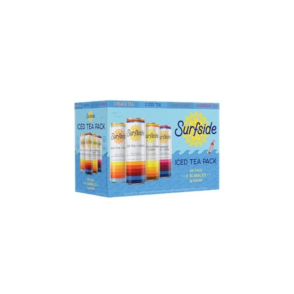Surfside Vodka Iced Tea Variety Cans 8 Pack NV 355ml