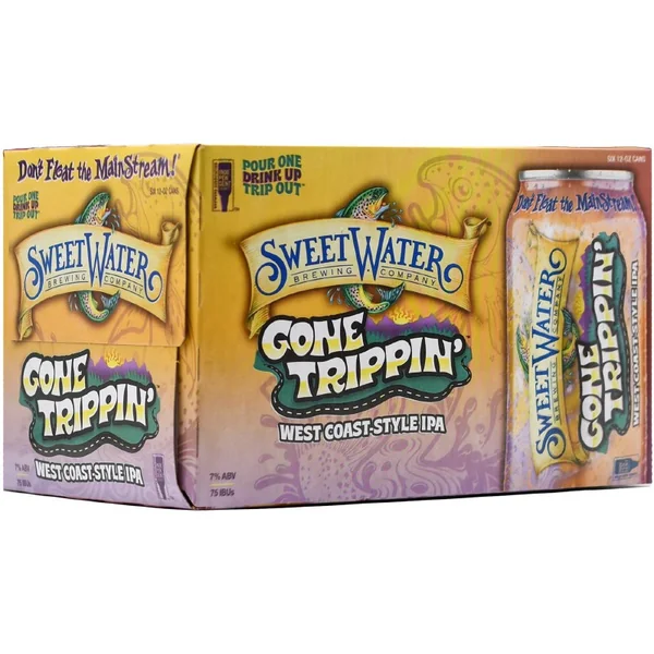 Sweet Water Gone Trippin West Coast IPA 6pk 12oz Can